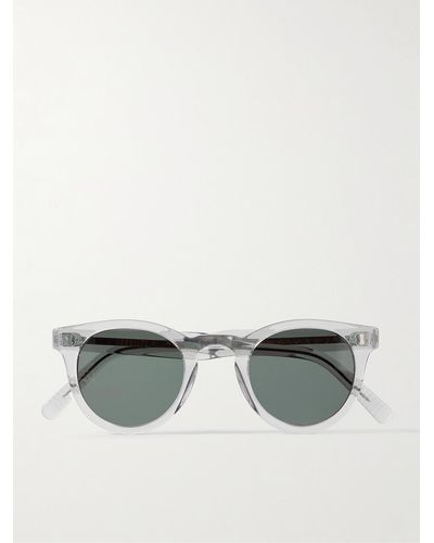 MR P. Cubitts Herbrand Round-frame Acetate Sunglasses - Grey