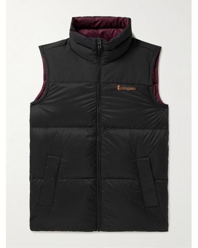 COTOPAXI Solazo Logo-print Quilted Ripstop Down Gilet - Black