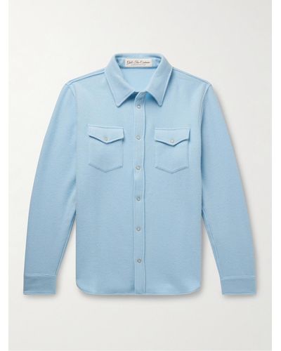 God's True Cashmere Cashmere Overshirt - Blue