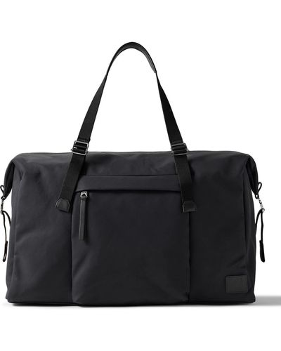 Paul Smith Leather-trimmed Shell Holdall - Black