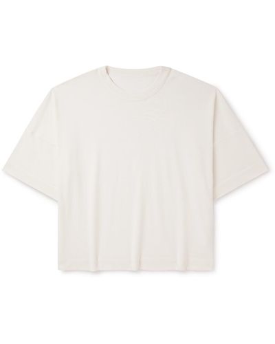 STÒFFA Cotton-piqué T-shirt - White
