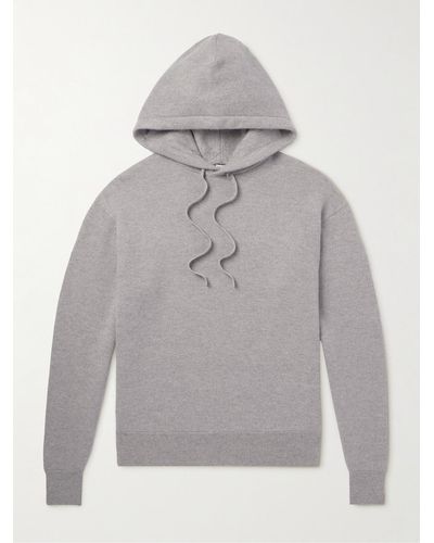 Loewe Kapuzenpullover aus Kaschmir - Grau