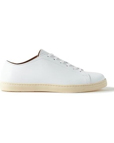George Cleverley Leather Sneakers - White