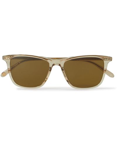 Garrett Leight Hayes Sun Square-frame Acetate Sunglasses - Natural