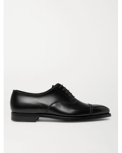 George Cleverley Charles Cap-toe Leather Oxford Shoes - Black