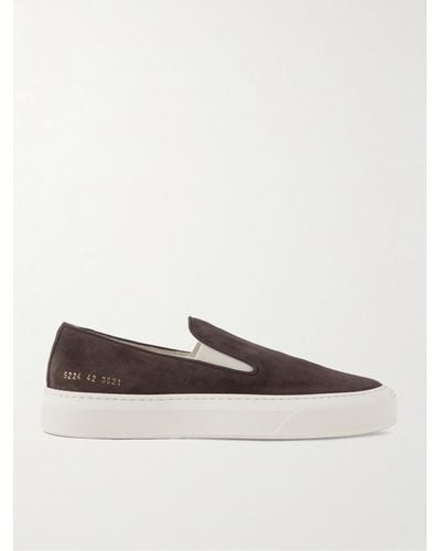Common Projects Sneakers slip-on in camoscio - Bianco