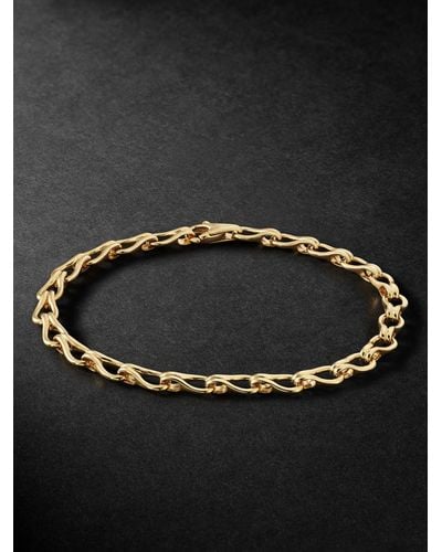 John Hardy Surf Gold Chain Bracelet - Black