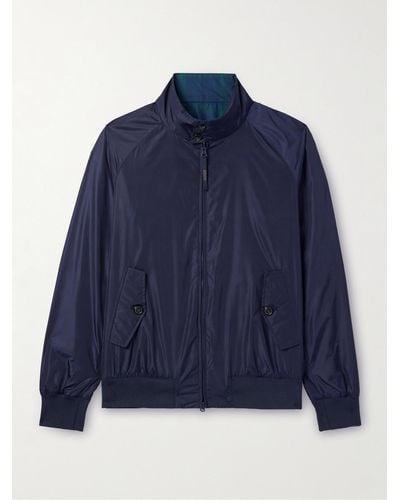 Baracuta Reversible Shell Harrington Jacket - Blue