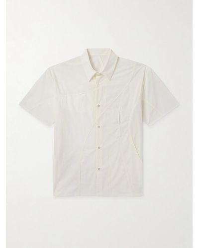 Post Archive Faction PAF 6.0 Panelled Poplin Shirt - White