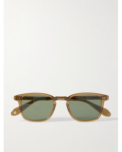 Garrett Leight Howland Square-frame Acetate Sunglasses - Green