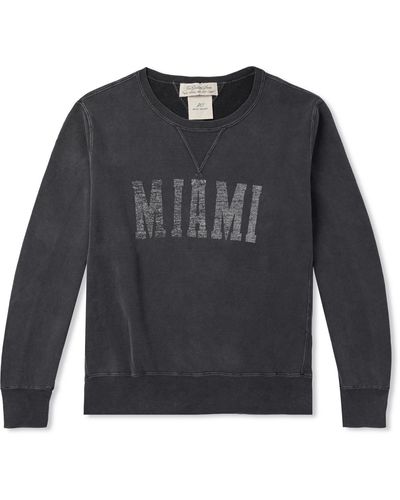 Remi Relief Printed Cotton-jersey Sweatshirt - Black