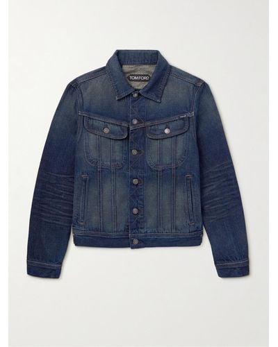 Tom Ford Iconic Denim Jacket - Blue