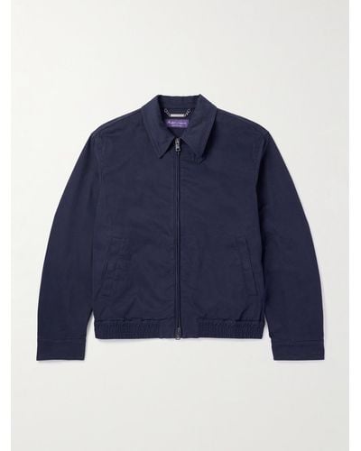 Ralph Lauren Laurence Jacke aus Drillich aus einer Baumwollmischung - Blau