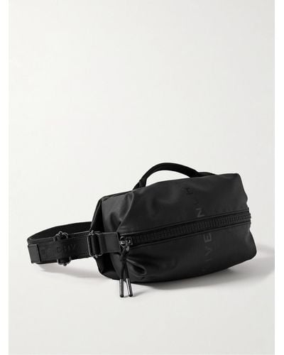 Givenchy G-Zip Gürteltasche aus beschichtetem Nylon mit Logodetail - Schwarz