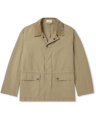 The Row Frank Cotton-twill Jacket - Natural