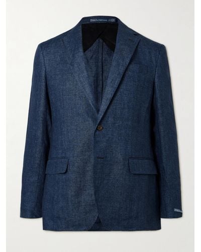 Polo Ralph Lauren Linen Suit Jacket - Blue