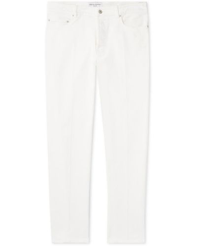Officine Generale James Slim-fit Jeans - White