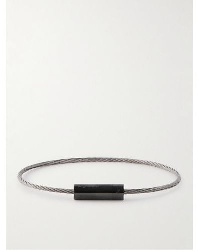 Le Gramme 5g Silver-tone Polished-ceramic Bracelet - Black