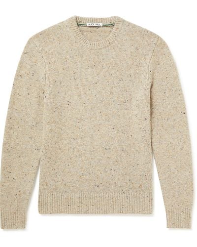 Alex Mill Donegal Merino Wool-blend Sweater - White