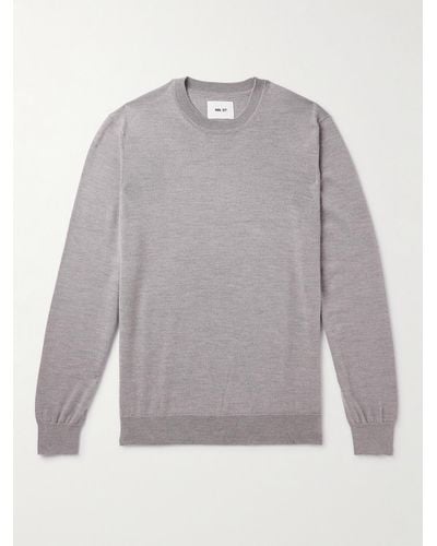 NN07 Ted 6605 Wool Sweater - Grey