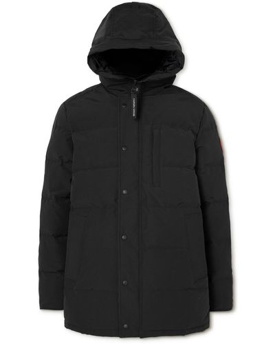 Canada Goose Carson Quilted Shell Hooded Down Parka - Black