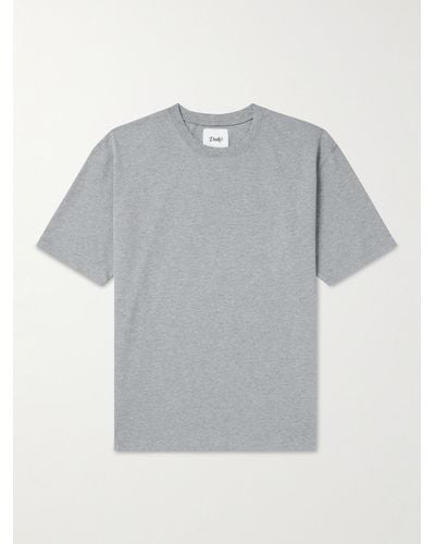 Drake's Hiking Cotton-jersey T-shirt - Grey