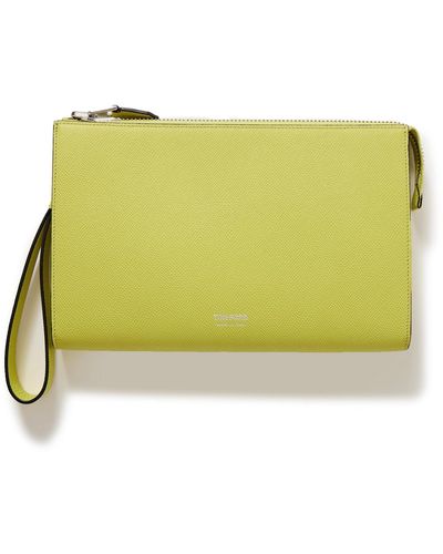 Tom Ford Mini Full-grain Leather Pouch - Green