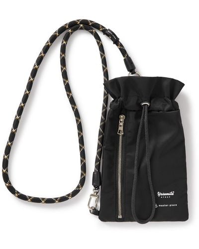master-piece Yosemite Strap® Logo-detailed Nylon-twill Messenger Bag - Black