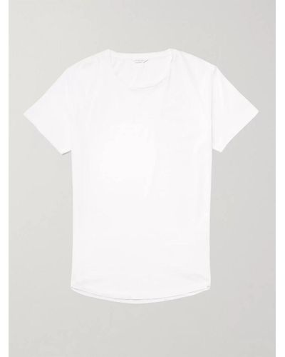 Orlebar Brown OB-T schmal geschnittenes T-Shirt aus Baumwoll-Jersey - Weiß