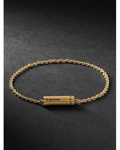 Le Gramme 9g 18-karat Gold Chain Bracelet - Metallic