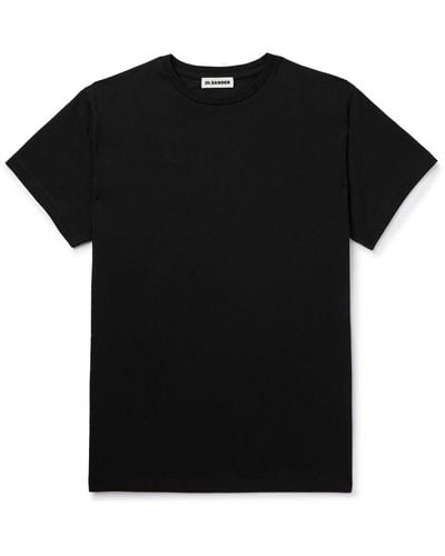 Jil Sander Cotton-jersey T-shirt - Black