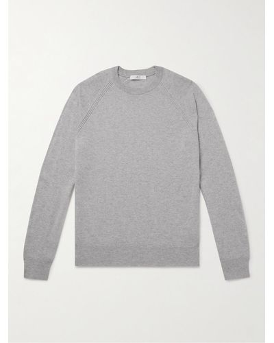 MR P. Circular-knit Cashmere Sweater - Grey