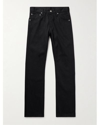 Visvim Social Sculpture Slim-fit Straight-leg Jeans - Black