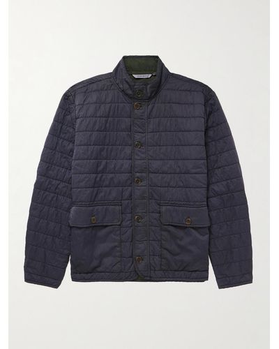 Peter Millar Greenwich Garment-dyed Shell Jacket - Blue