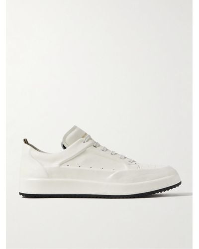 Officine Creative Ace Leather Trainers - White