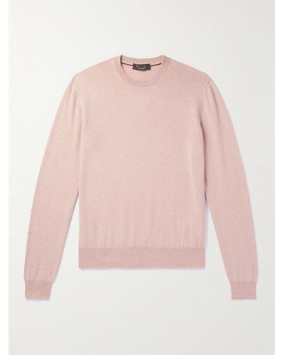 Loro Piana Slim-fit Baby Cashmere Sweater - Pink