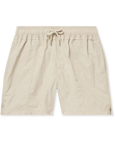 mfpen Motion Recycled-nylon And Cotton-blend Drawstring Shorts - Natural