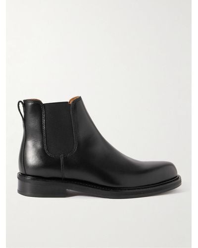 MR P. Olie Leather Chelsea Boots - Black