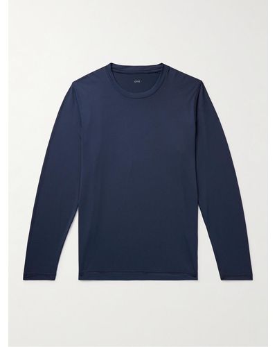 Onia Stretch-nylon Jersey T-shirt - Blue