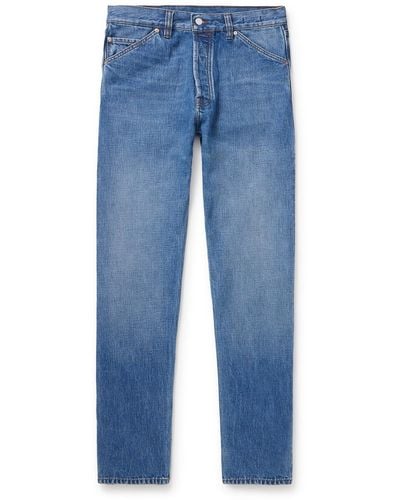 Drake's Straight-leg Selvedge Jeans - Blue