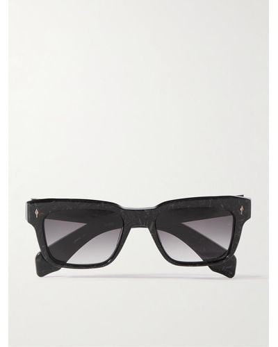 Jacques Marie Mage Molino 10s Square-frame Acetate Sunglasses - Black
