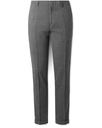 Paul Smith Straight-leg Wool Pants - Gray