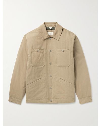 Altea Padded Canvas Jacket - Natural