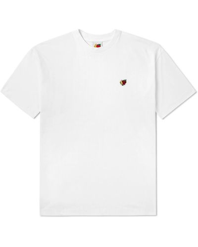 Sky High Farm Logo-appliquéd Cotton-jersey T-shirt - White