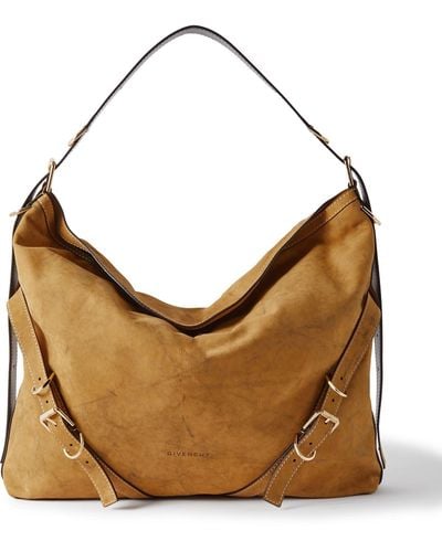Givenchy Voyou Large Nubuck Tote Bag - Brown