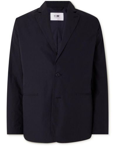 NN07 Timo 1062 Cotton-blend Suit Jacket - Blue