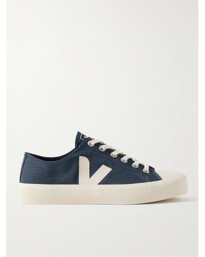 Veja Wata Ii Logo-print Recycled-ripstop Trainers - Blue