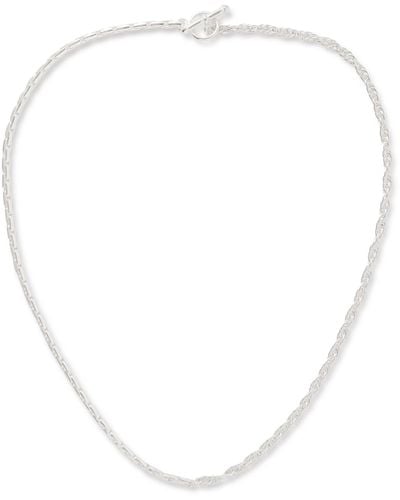 Alice Made This Bonnie And Clyde Sterling Silver Chain Necklace - White