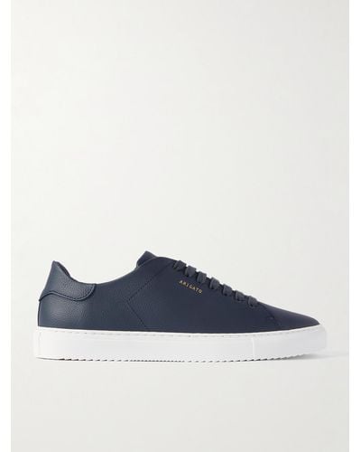 Axel Arigato Clean 90 Full-grain Leather Trainers - Blue