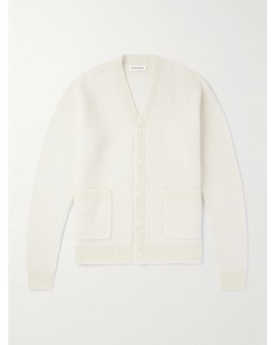 Frankie Shop Lucas Ribbed-knit Cardigan - White